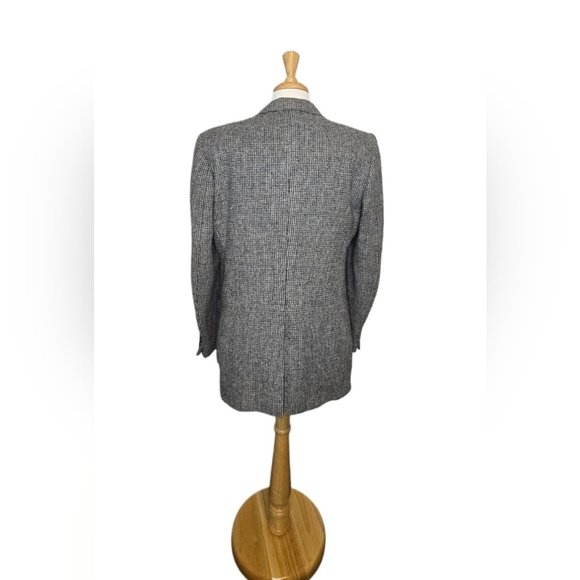 Vintage Harris Tweed Blazer Men’s 100% Wool Jacket Woodward’s A Man’s World 42R - Picture 4 of 14